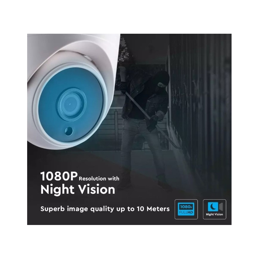 Inteligentná bezpečnostná kamera LED/3W/12V IP22