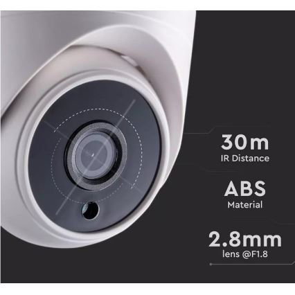 Inteligentná bezpečnostná kamera LED/3W/12V IP22