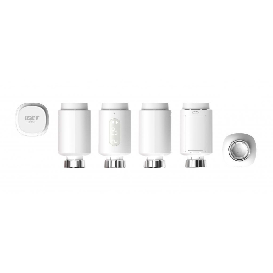 Inteligentná termostatická hlavica s LED displejom 2xAA/3V Zigbee
