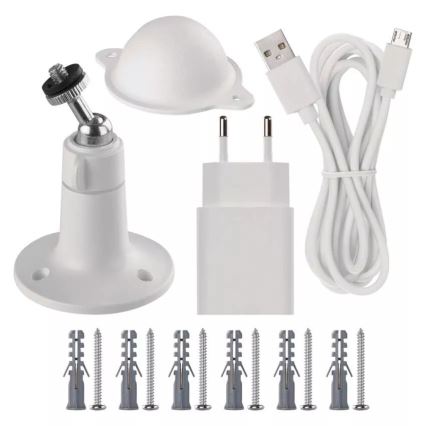 Inteligentná vonkajšia kamera so senzorom pohybu GoSmart 5V 9600mAh IP65 Wi-Fi Tuya
