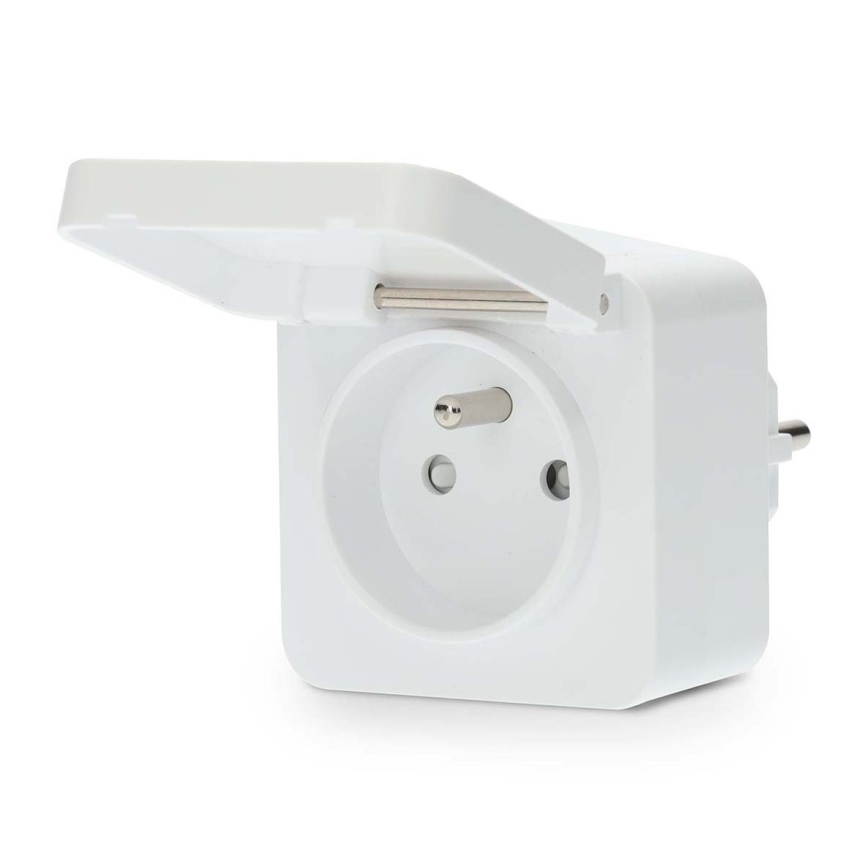 Inteligentná zásuvka 3680W/230V/ Typ E/16A Wi-Fi Tuya IP44