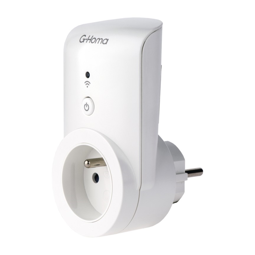 Inteligentná zásuvka 3680W/TYP E/230V Wifi + časovač