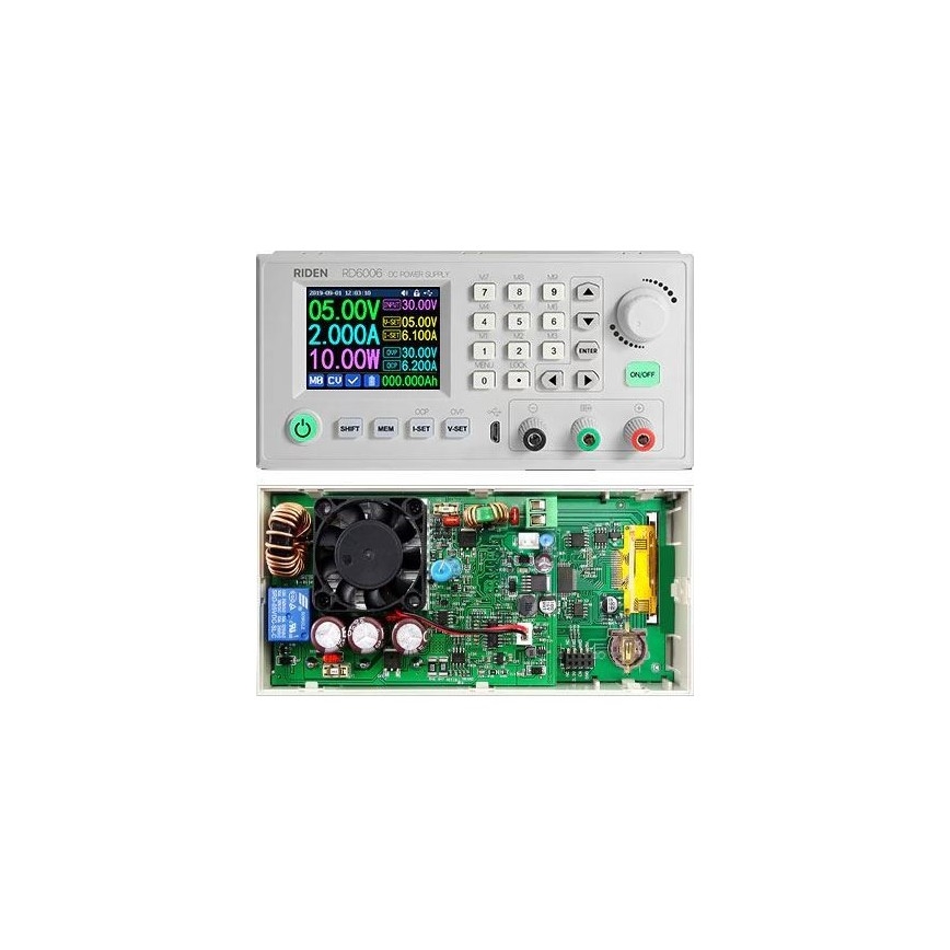 Inteligentný laboratórny zdroj 0–60V/0–10A Wi-Fi