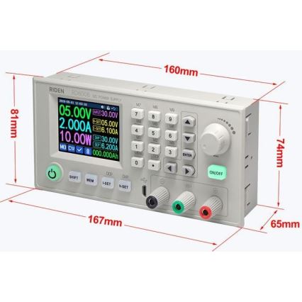 Inteligentný laboratórny zdroj 0–60V/0–10A Wi-Fi