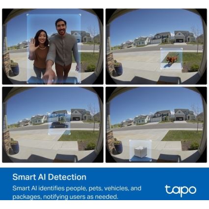 Inteligentný videozvonček 2K 10000 mAh IP66 Wi-Fi Tuya