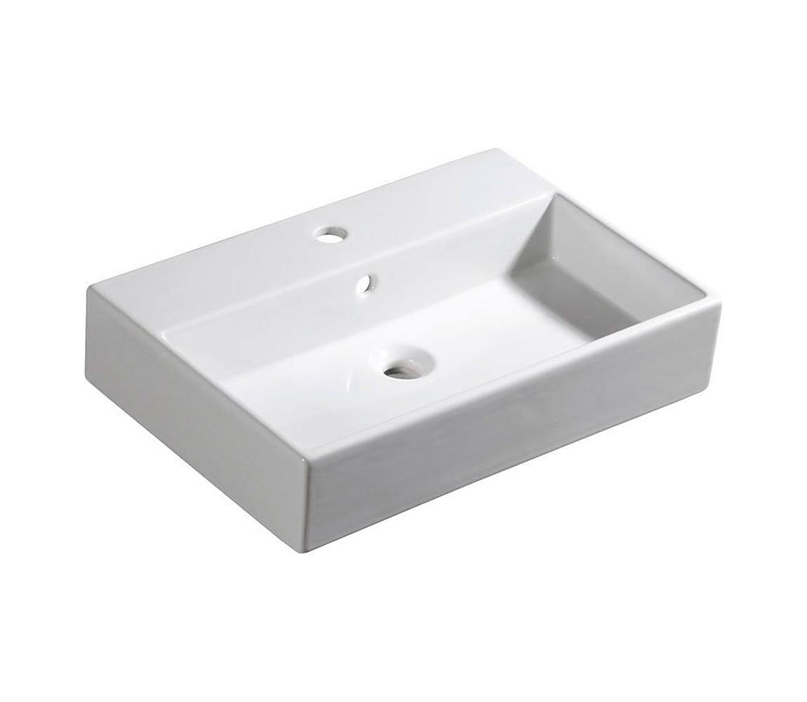 Isvea - Umývadlo na dosku PURITY 60x42 cm keramika/biela 10PL50060
