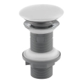 Isvea - Umývadlová výpusť Click-Clack INFINITY, priemer 7,2 cm, biela