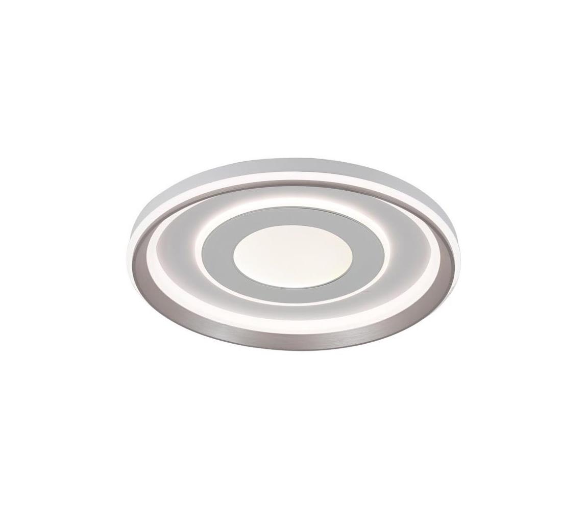 CLN-54130-WH-GD-LED Stmievateľné stropné svietidlo SIMNI LED/55W/230V, priemer 50 cm, biela, s diaľkovým ovládaním PLF-54130-WH-CHMPN