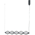 ITALUX - LED luster na lanku SEVILLA LED/25W/230V 3000K čierna