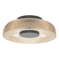 ITALUX - LED stropné svietidlo PASSO LED/8W/230V 3000K priemer 25 cm dymová béžová