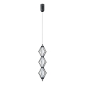 ITALUX - LED závesné svietidlo SEVILLA na lane LED/15W/230V 3000K čierne
