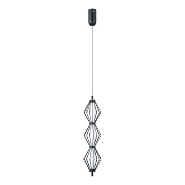 ITALUX - LED závesné svietidlo SEVILLA na lane LED/15W/230V 3000K čierne