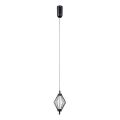 ITALUX - LED závesný luster na lanku SEVILLA LED/5W/230V 3000K čierny