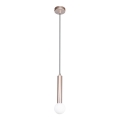 ITALUX - Luster na lanku FILANO 1xG9/5W/230V ružové zlato