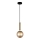 ITALUX - Luster na lanku RAVENA 1xE27/5W/230V mosadz