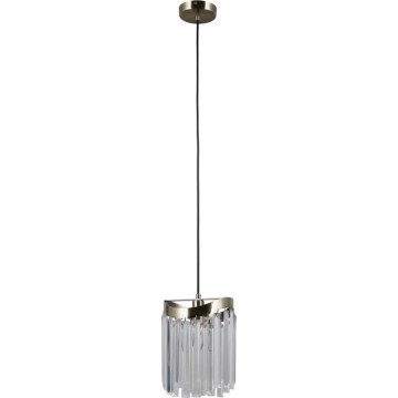 ITALUX - Luster na lanku SABRIGA 1xE14/40W/230V matný chróm