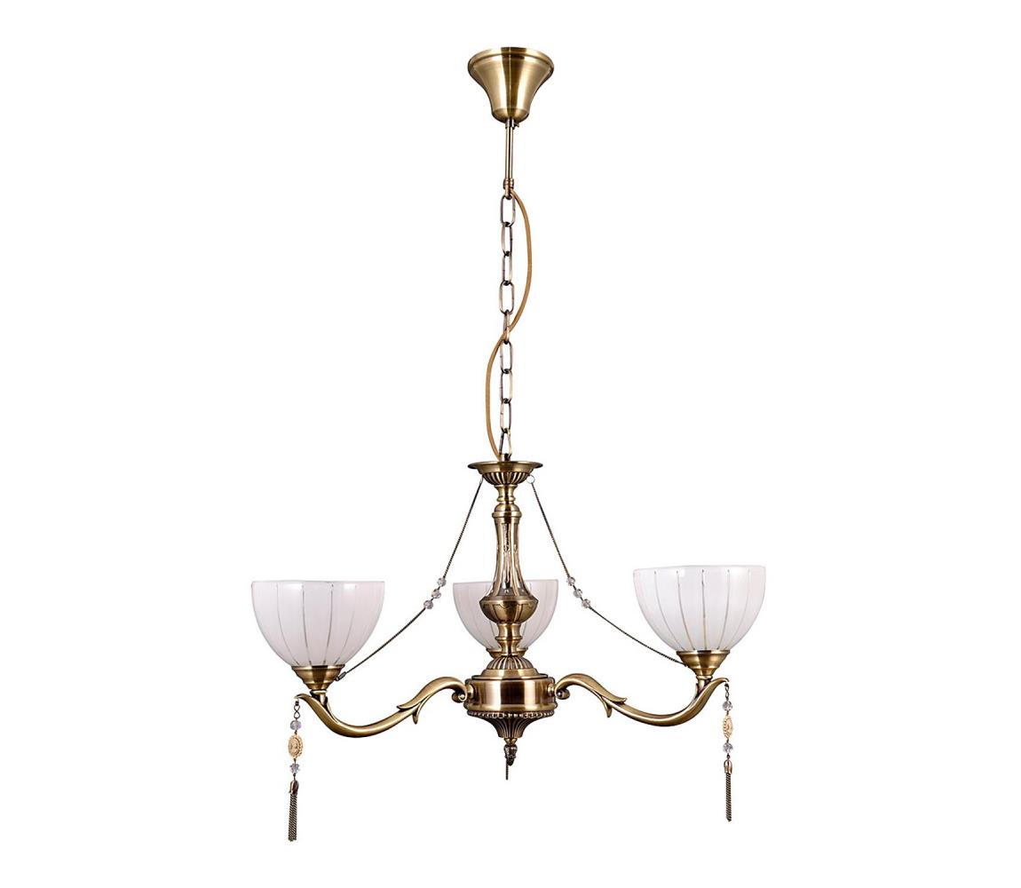 MD38445-3 - Luster na reťazi BAXIO 3xE27/60W/230V