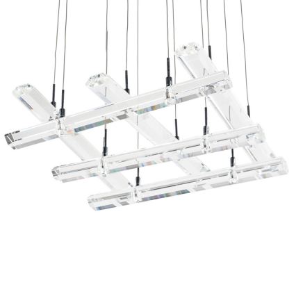 Luster na lanku DIAMOND 4xGU10/50W/230V + 12xG4/10W