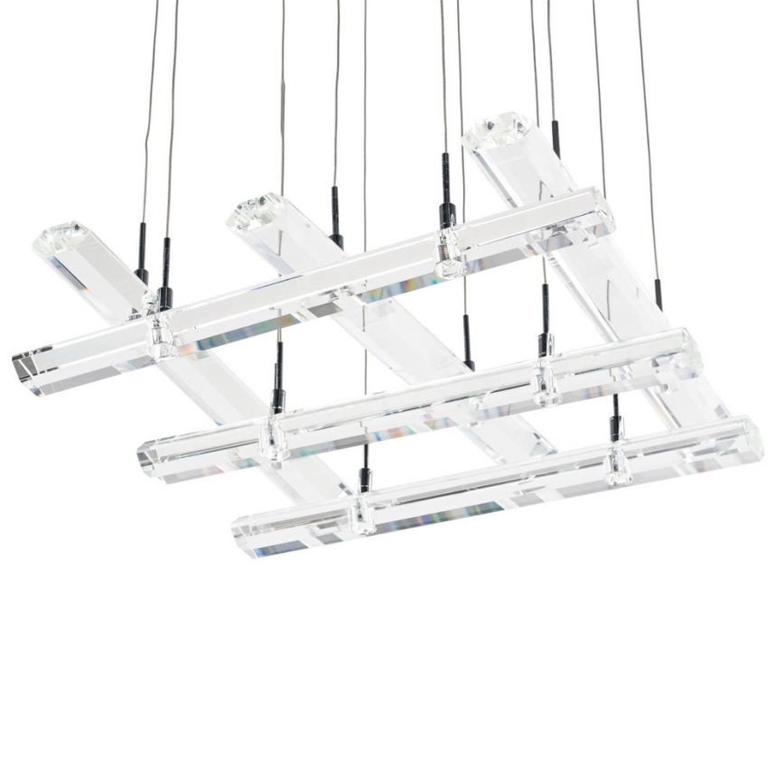 Luster na lanku DIAMOND 4xGU10/50W/230V + 12xG4/10W