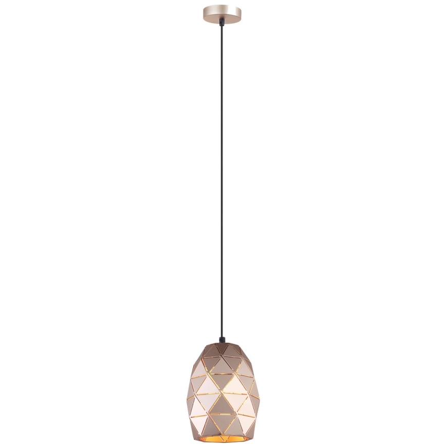 ITALUX - Luster na lanku HARLEY 1xE27/40W/230V rose gold