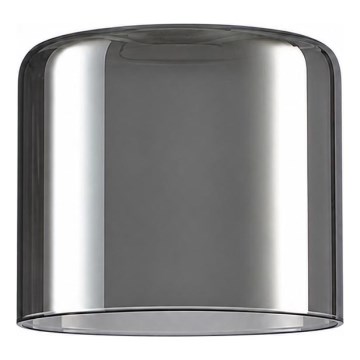 ITALUX - Náhradné sklo k lustru SANTIA E27 pr. 12 cm dymovo čierne