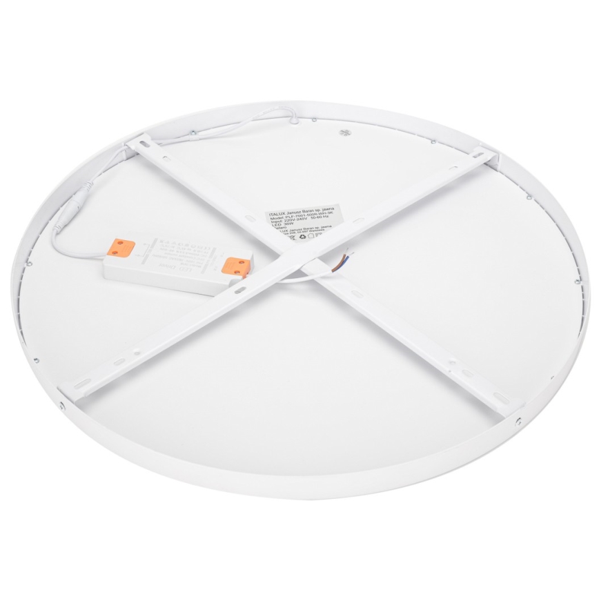 ITALUX - LED Stropné svietidlo PELARO LED/36W/230V 4000K pr. 50 cm biela