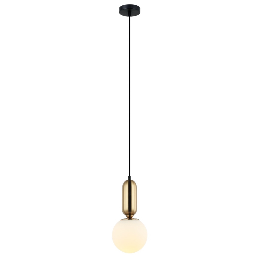 ITALUX - Luster na lanku ALDEVA 1xE27/40W/230V pr. 15 cm bronz