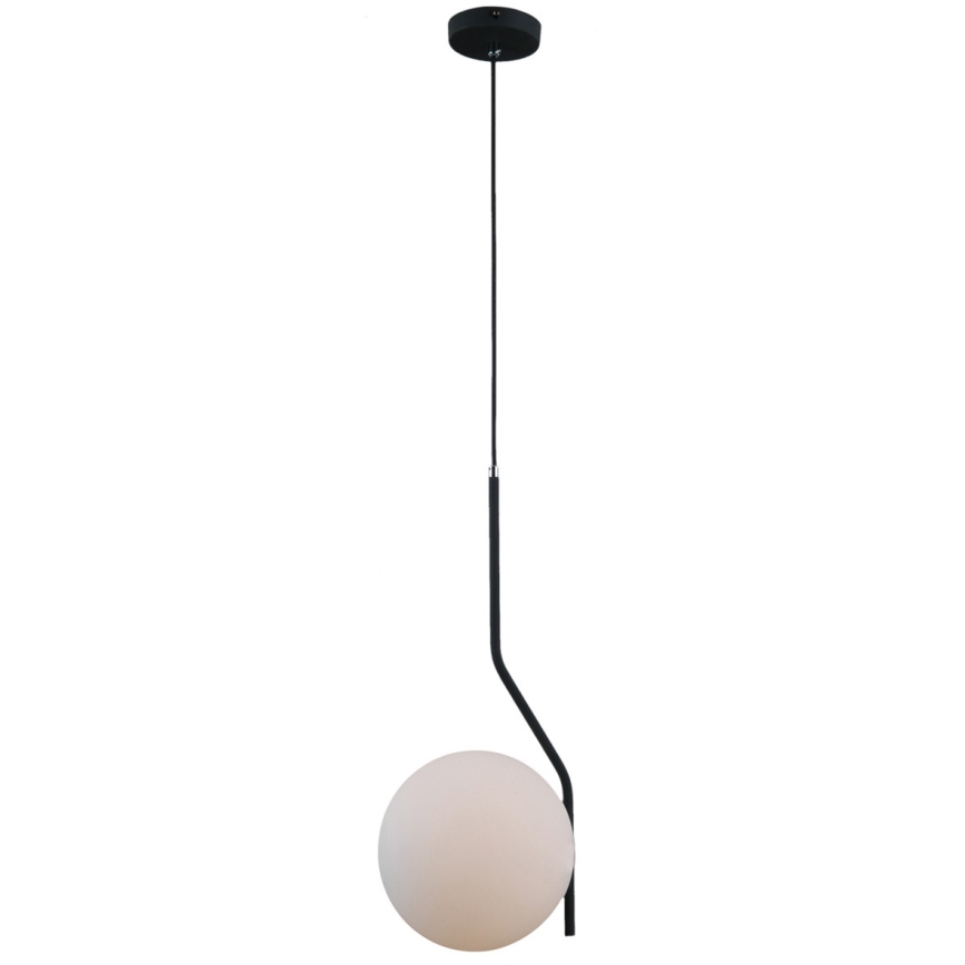 ITALUX - Luster na lanku CARIMI 1xE27/5W/230V čierna