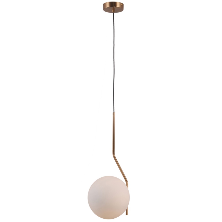 ITALUX - Luster na lanku CARIMI 1xE27/5W/230V mosadz
