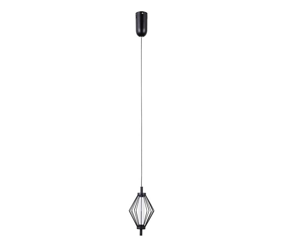 PND-34403-1-BK - LED luster na lanku SEVILLA LED/5W/230V 3000K čierna PND-34403-1-BK