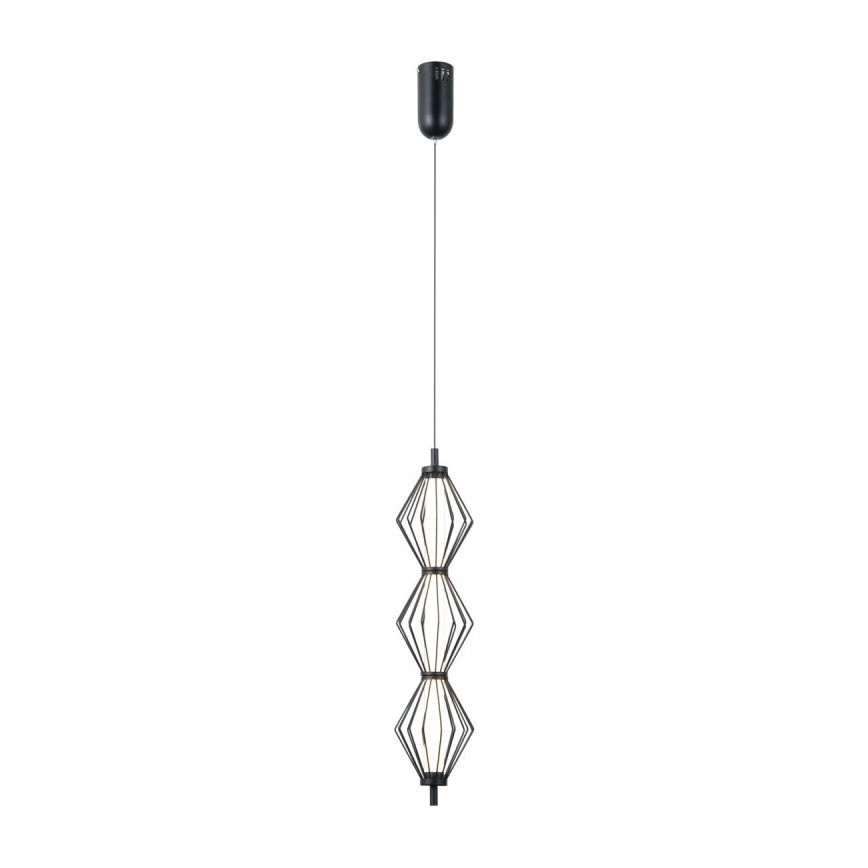 ITALUX - LED závesné svietidlo SEVILLA na lane LED/15W/230V 3000K čierne