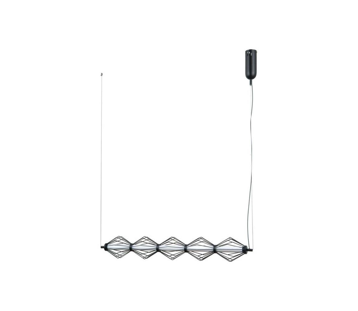 PND-34403-5-BK - LED luster na lankách SEVILLA LED/25W/230V 3000K čierna PND-34403-5-BK