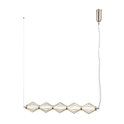 ITALUX - LED luster na lanku SEVILLA LED/25W/230V 3000K zlatá