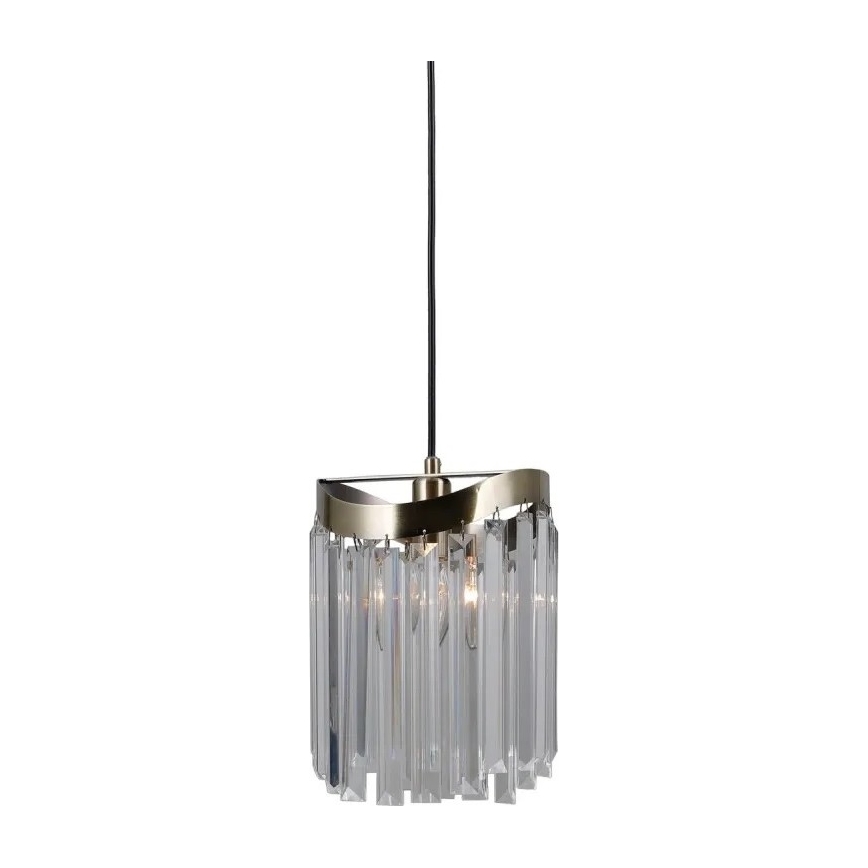 ITALUX - Luster na lanku SABRIGA 1xE14/40W/230V matný chróm