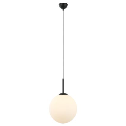ITALUX - Luster na lanku DEORE 1xE27/40W/230V pr. 30 cm čierna