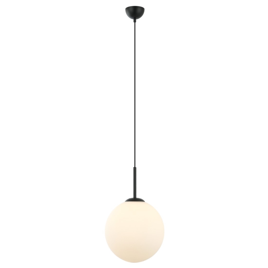 ITALUX - Luster na lanku DEORE 1xE27/40W/230V pr. 30 cm čierna