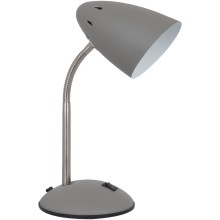 ITALUX - Stolná lampa COSMIC 1xE27/40W/230V šedá