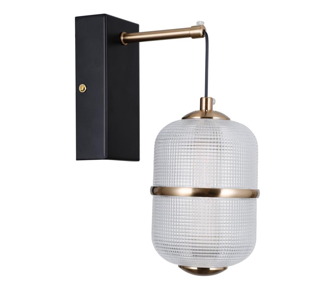 WL-34375-1-BK - LED nástenné svietidlo ALANI LED/6W/230V 3000K čierna/zlatá WL-34375-1-BK