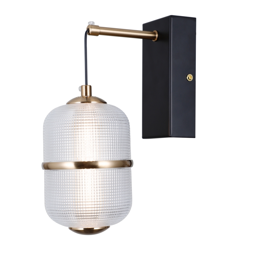 ITALUX - LED nástenné svietidlo ALANI LED/6W/230V 3000K čierna/zlatá