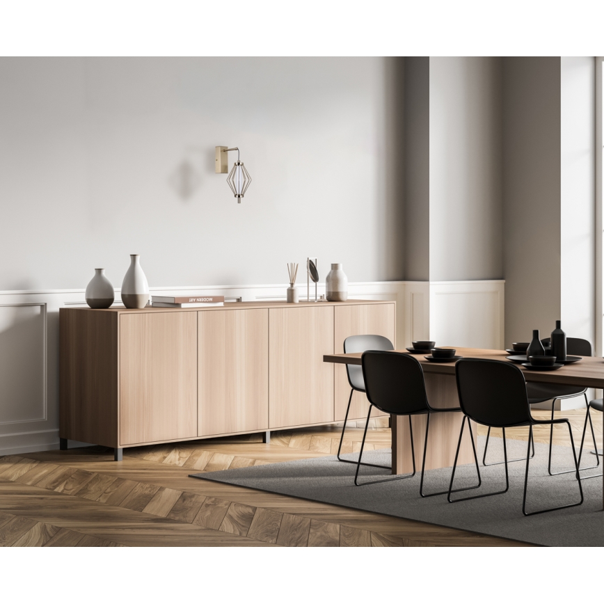 ITALUX - LED nástenné svietidlo SEVILLA LED/5W/230V 3000K zlaté