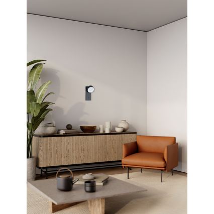 ITALUX - LED Nástenné svietidlo FONTEN LED/1,8W/230V 4000K čierne