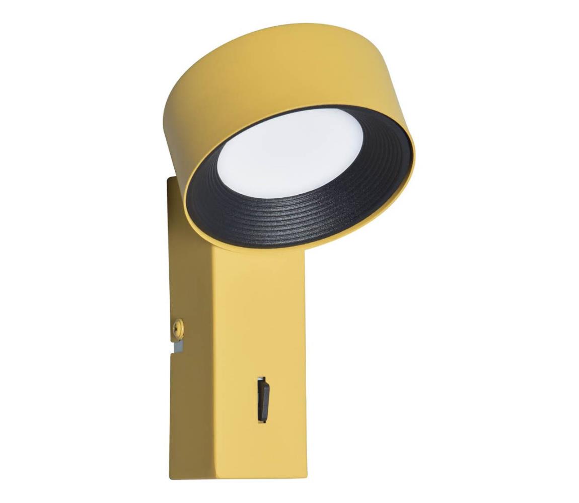 WL-47390-1-YLL - LED nástenné svietidlo OTAL LED/1,8W/230V 4000K žlté WL-47390-1-YLL