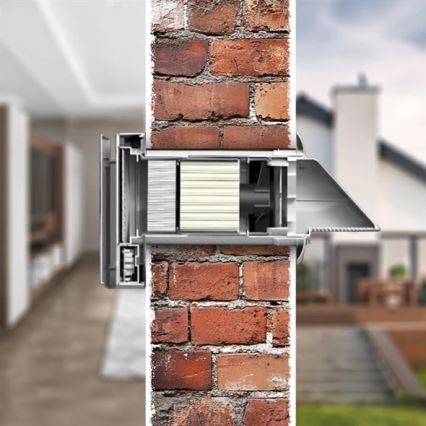 Izbová rekuperačná jednotka 12W Wi-Fi Tuya + diaľkové ovládanie