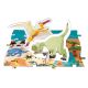 Janod - Detské vzdelávacie puzzle 200 ks dinosaury