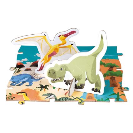 Janod - Detské vzdelávacie puzzle 200 ks dinosaury