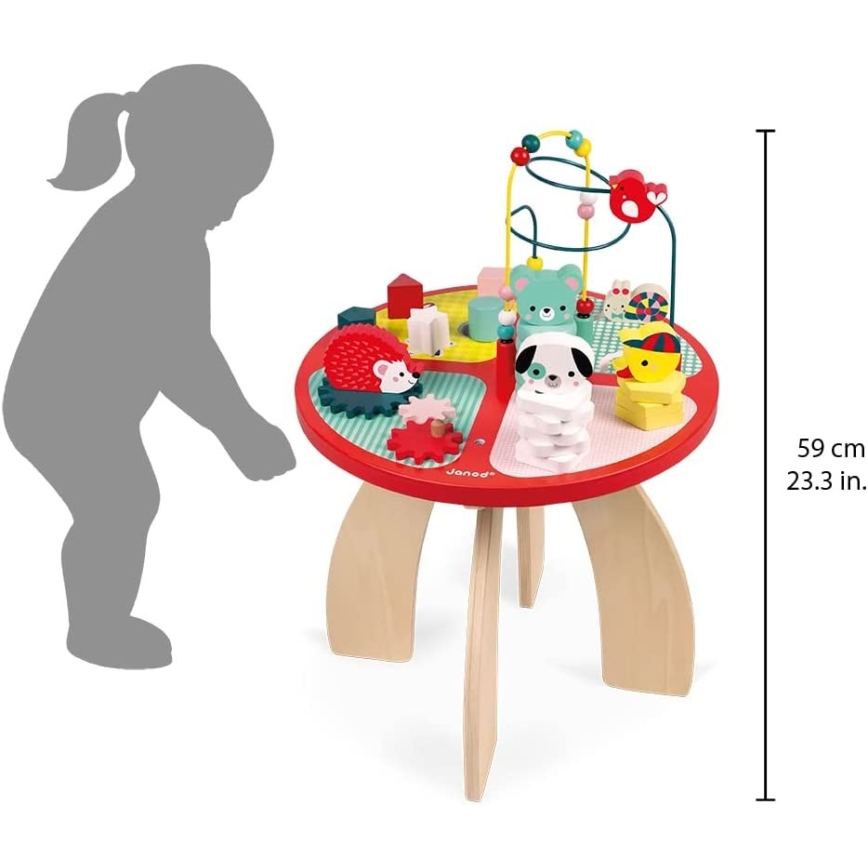 Janod - Detský interaktívny stolík BABY FOREST
