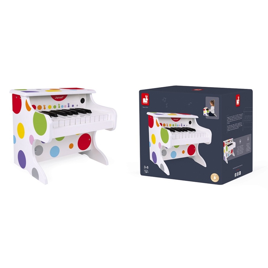 Janod - Elektronické klávesy CONFETTI na 4xAA baterie