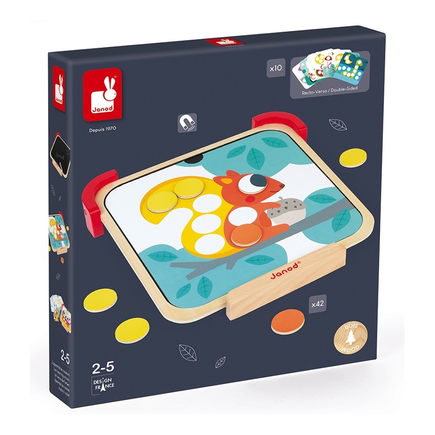 Janod - Magnetická skladačka LEARNING TOYS