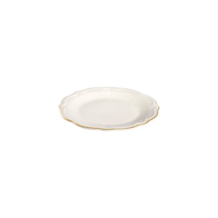 Jedálenská sada 24 ks biela/zlatá/porcelán