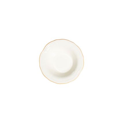 Jedálenská sada 24 ks biela/zlatá/porcelán